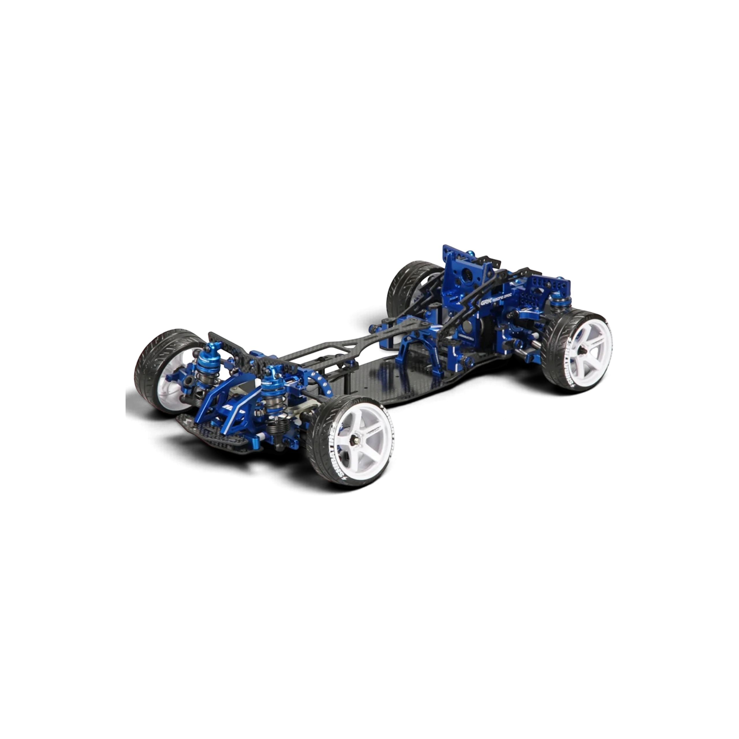 Châssis DriftParadiZ GRK5-R HRP SDC Championship Edition en fibre de carbone et aluminium anodisé bleu pour RC drift