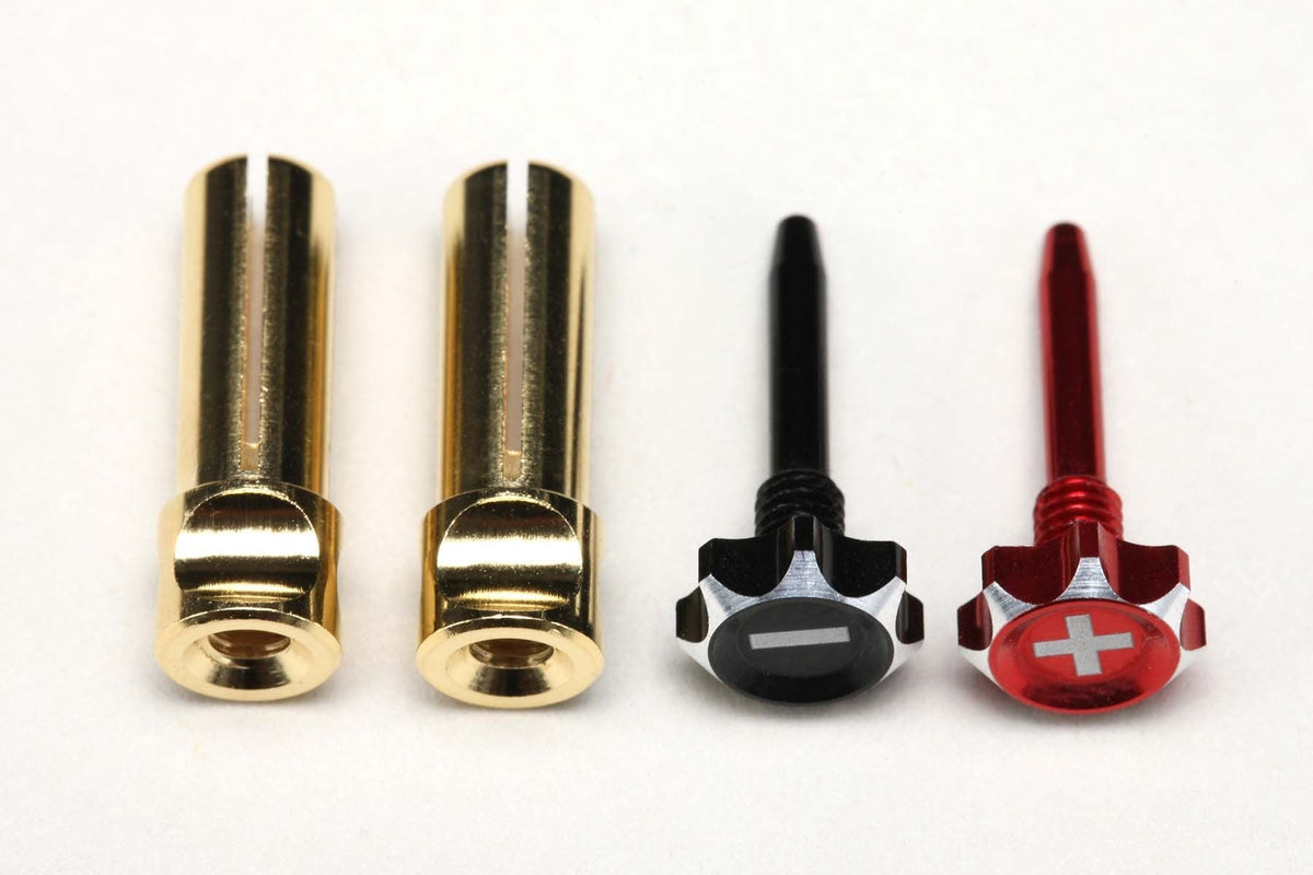 Connecteurs PK DriftParadiZ Quick-Lock Racing Performer avec vis de serrage en aluminium rouge et noir