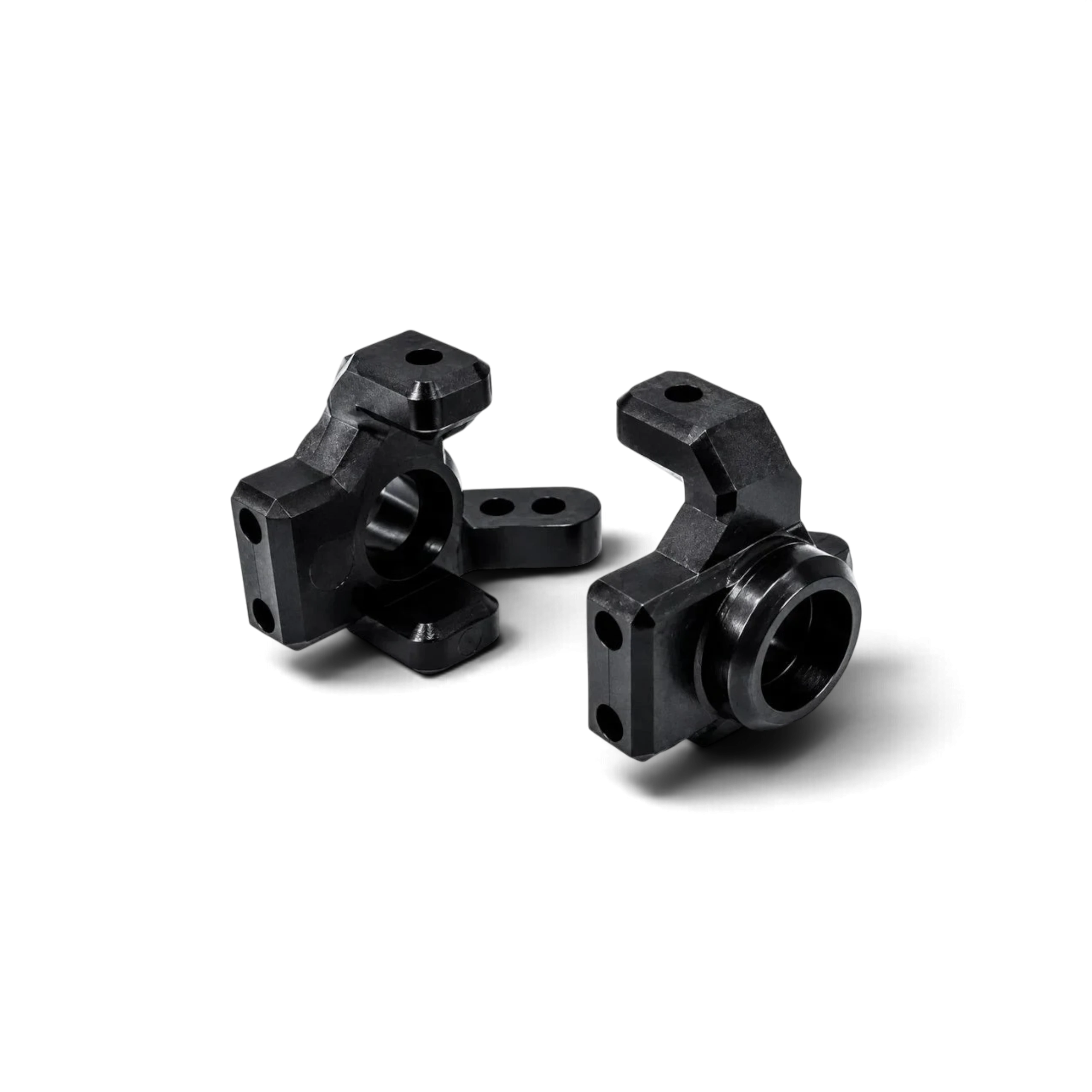 Paire de fusées avant DriftParadiZ TOPLINE M-SPEC ZERO Knuckle en Delrin noir pour RC Drift 1/10
