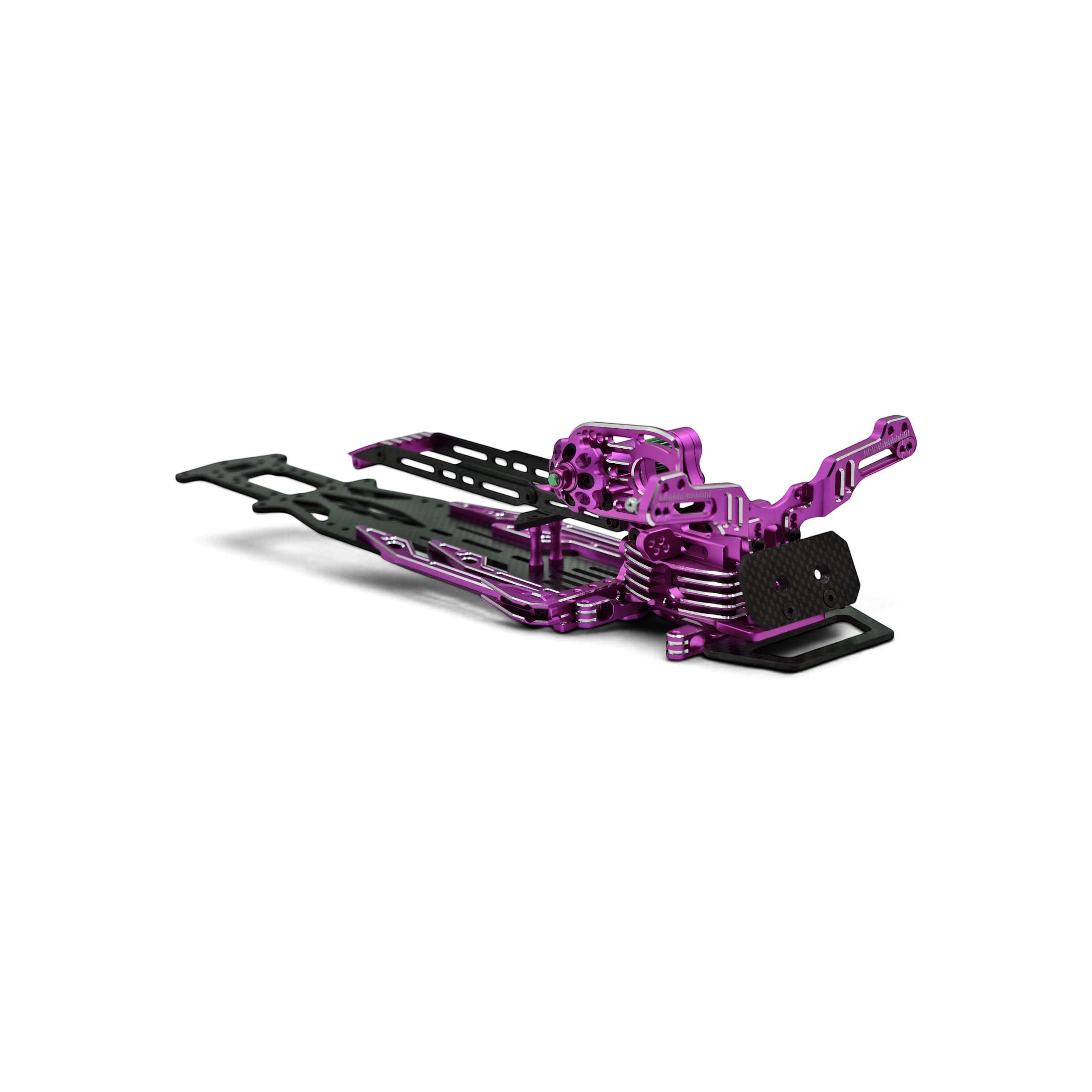 Kit de conversion châssis SV2 Rhino Racing violet en carbone pour voiture RC, vendu par DriftParadiZ