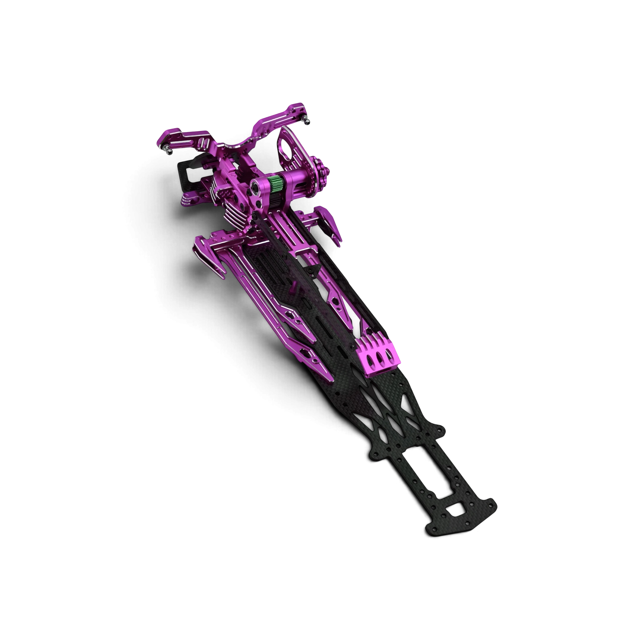Kit de conversion châssis SV2 Rhino Racing par DriftParadiZ avec platine en carbone et pièces en aluminium violet