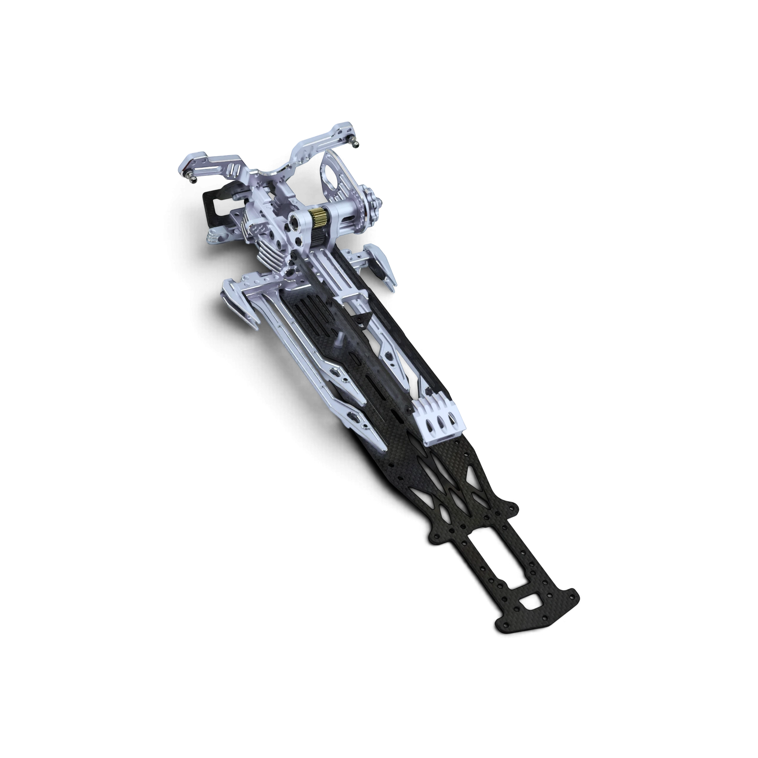 Kit de conversion châssis SV2 Rhino Racing par DriftParadiZ avec platine inférieure en carbone et transmission métal