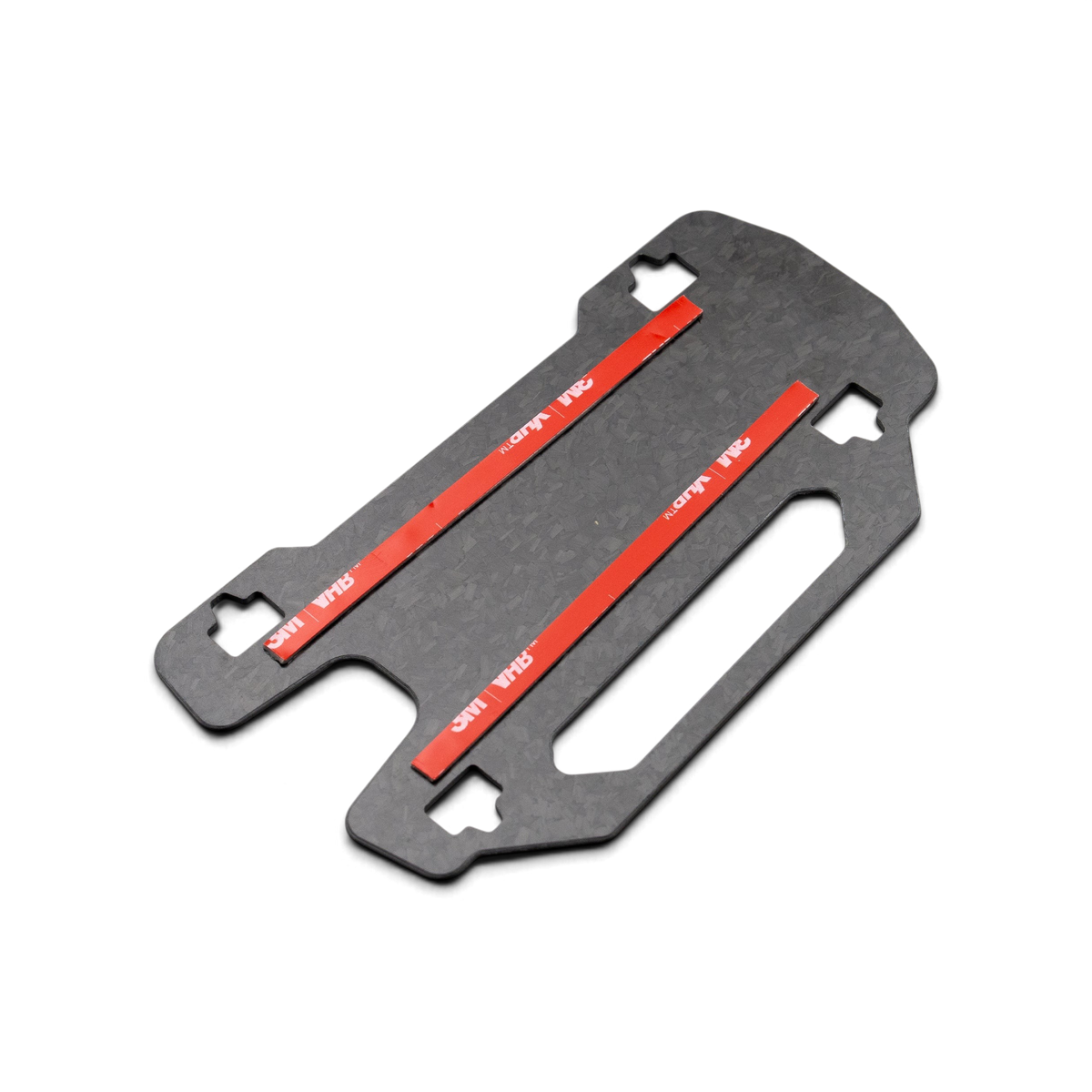 Plaque anti-basculement en carbone forgé Futaba pour radiocommande, conçue pour améliorer la stabilité et la durabilité.