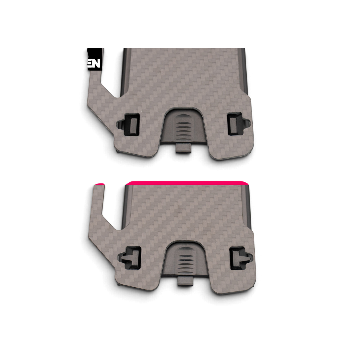 Plaque anti-basculement en carbone forgé pour Futaba, compatible avec télécommandes de modélisme, par KaizenRC.