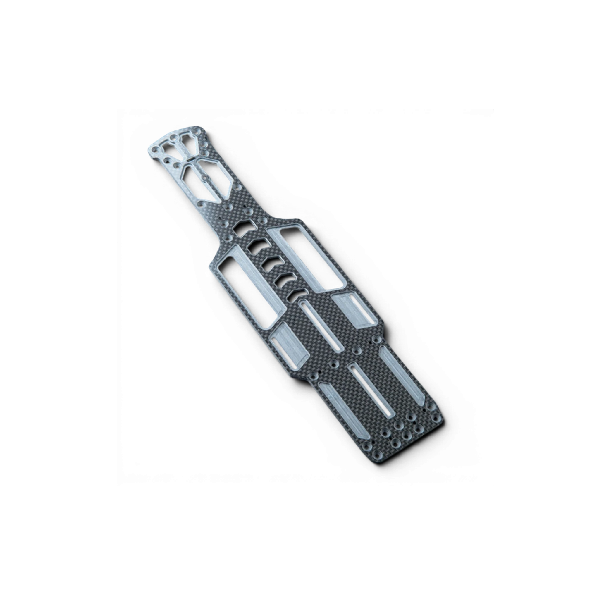 Platine inférieure carbone allégée DriftParadiZ pour RMX 4 GT, 37g avec passages de câbles intégrés