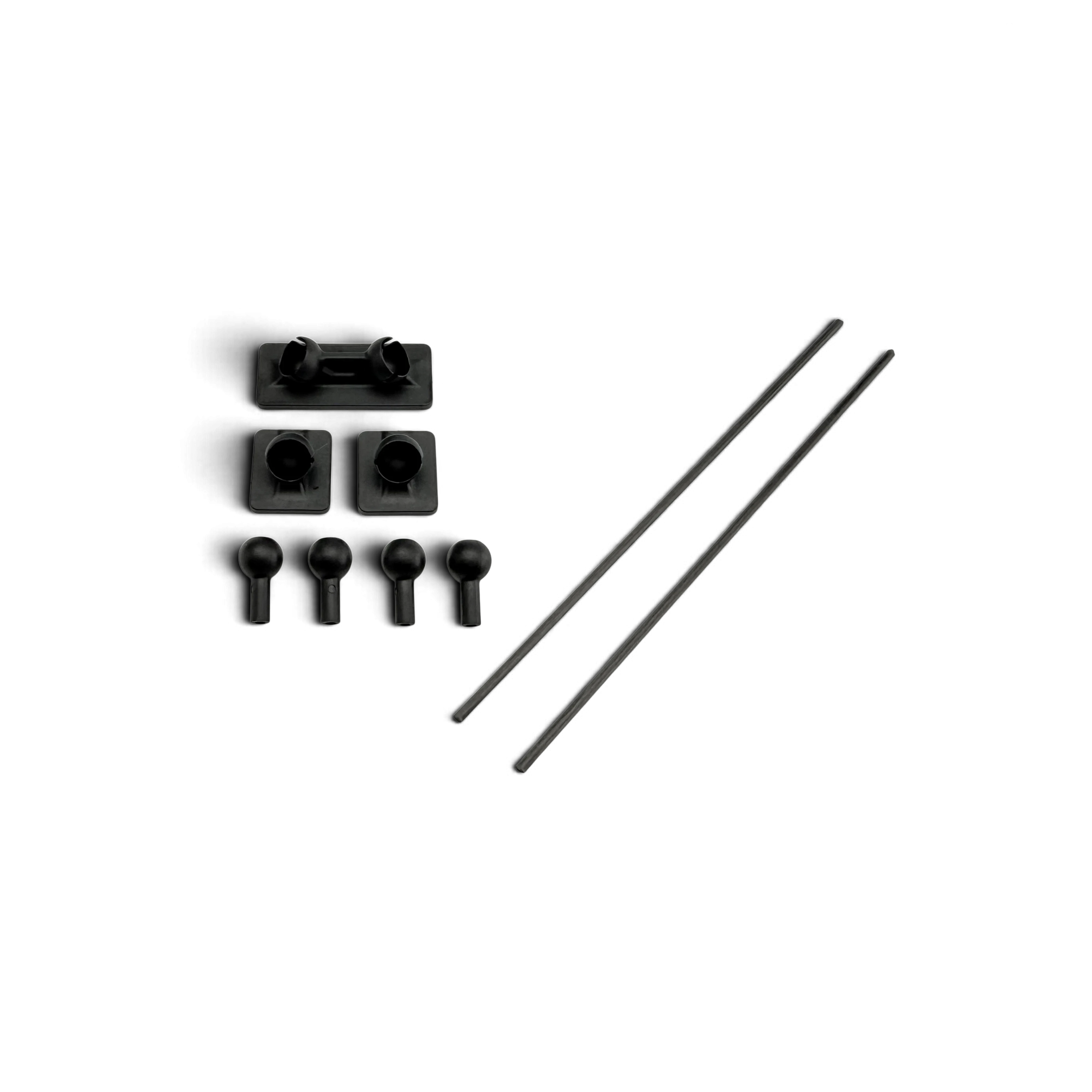 Kit de renfort de carrosserie DriftParadiZ 8810 STYLE avec tiges en carbone et supports en résine pour RC drift