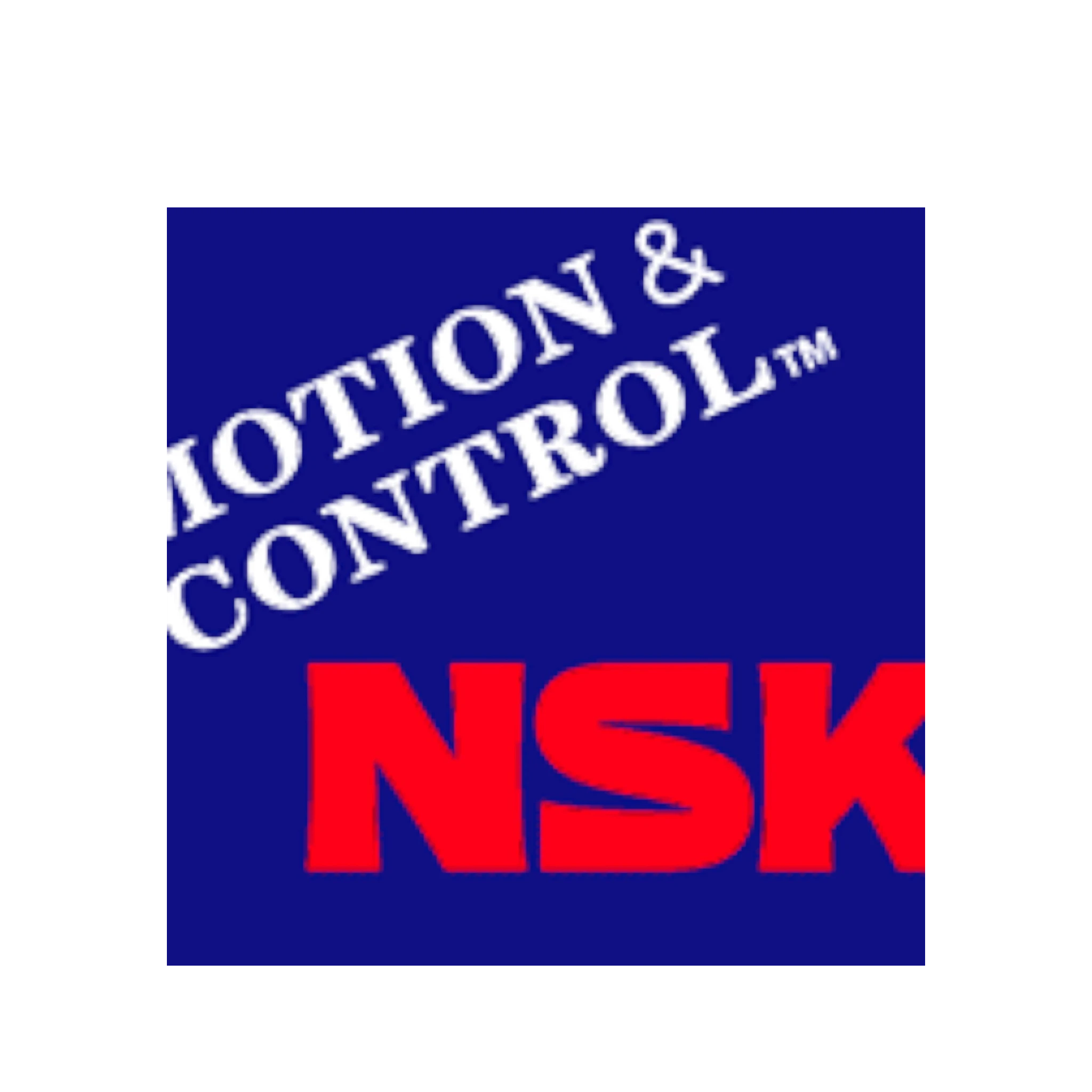 Logo NSK sur fond bleu pour roulement haute précision DriftParadiZ