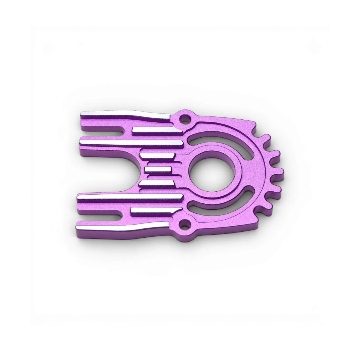 Support moteur en aluminium violet DriftParadiZ avec dissipateur thermique pour châssis Yokomo RD et SD