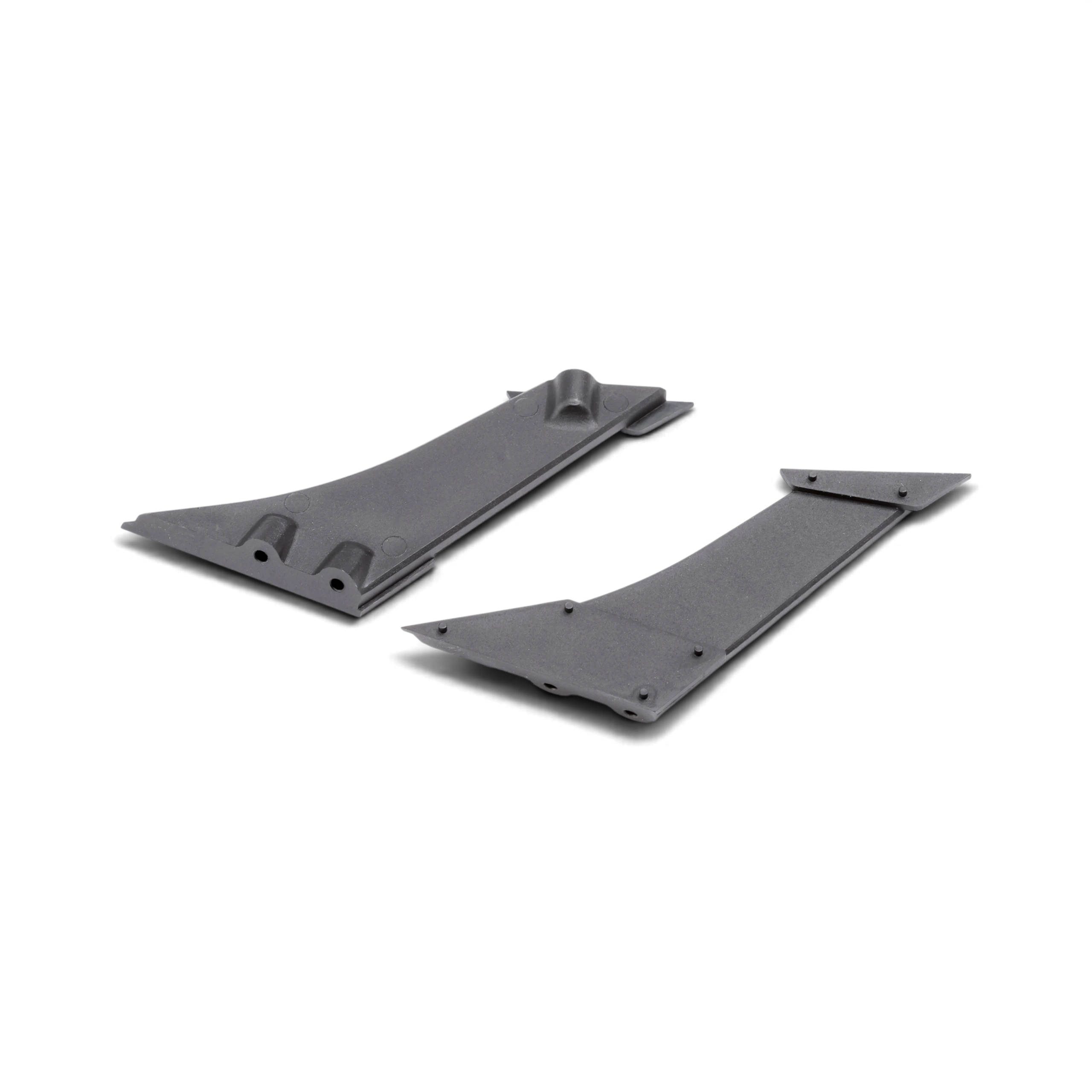 Supports d'aileron moulés DriftParadiZ 8810 Style pour Toyota GR86 avec base inclinée en plastique noir