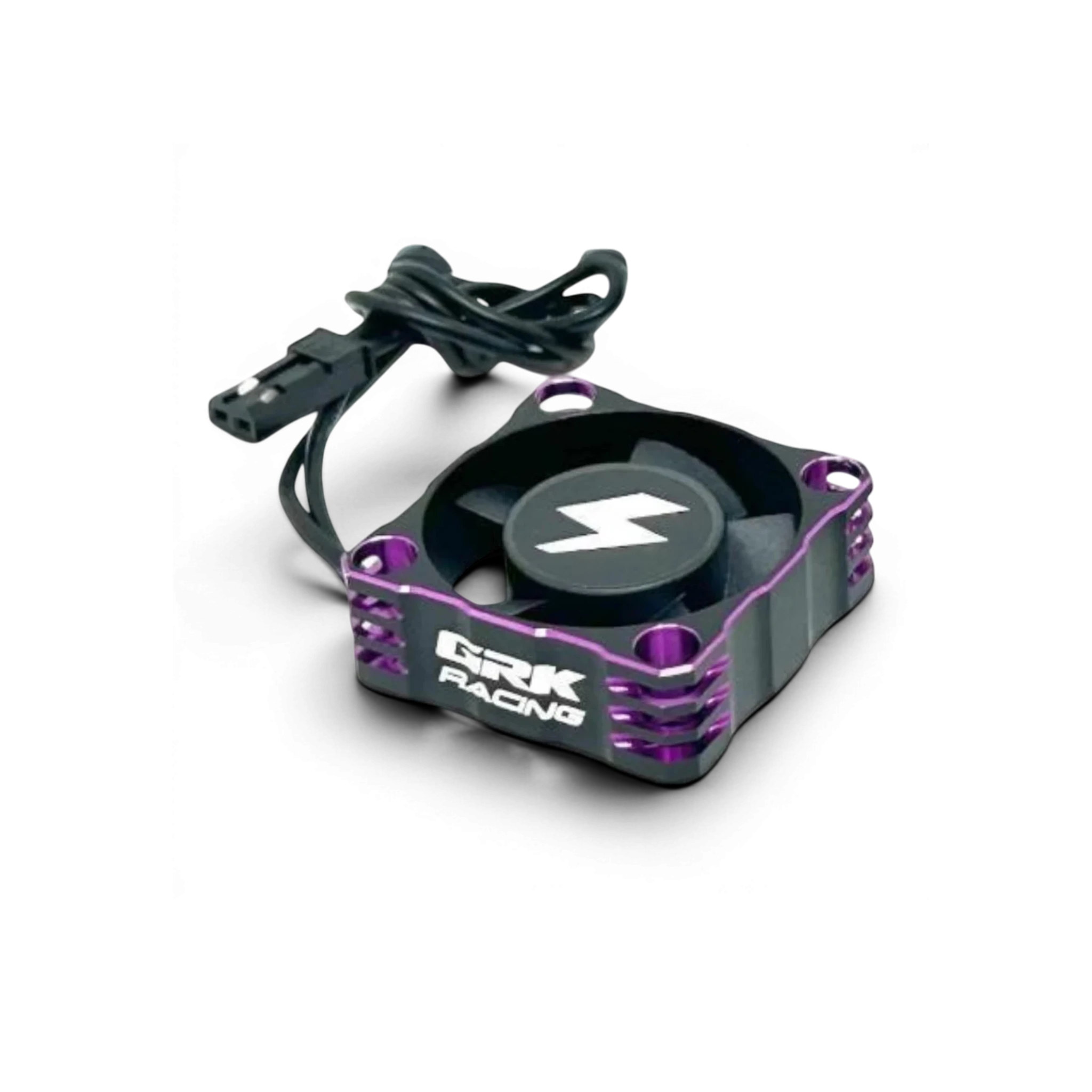 Ventilateur DriftParadiZ GRK RACING 30mm violet en aluminium pour refroidissement de châssis RC