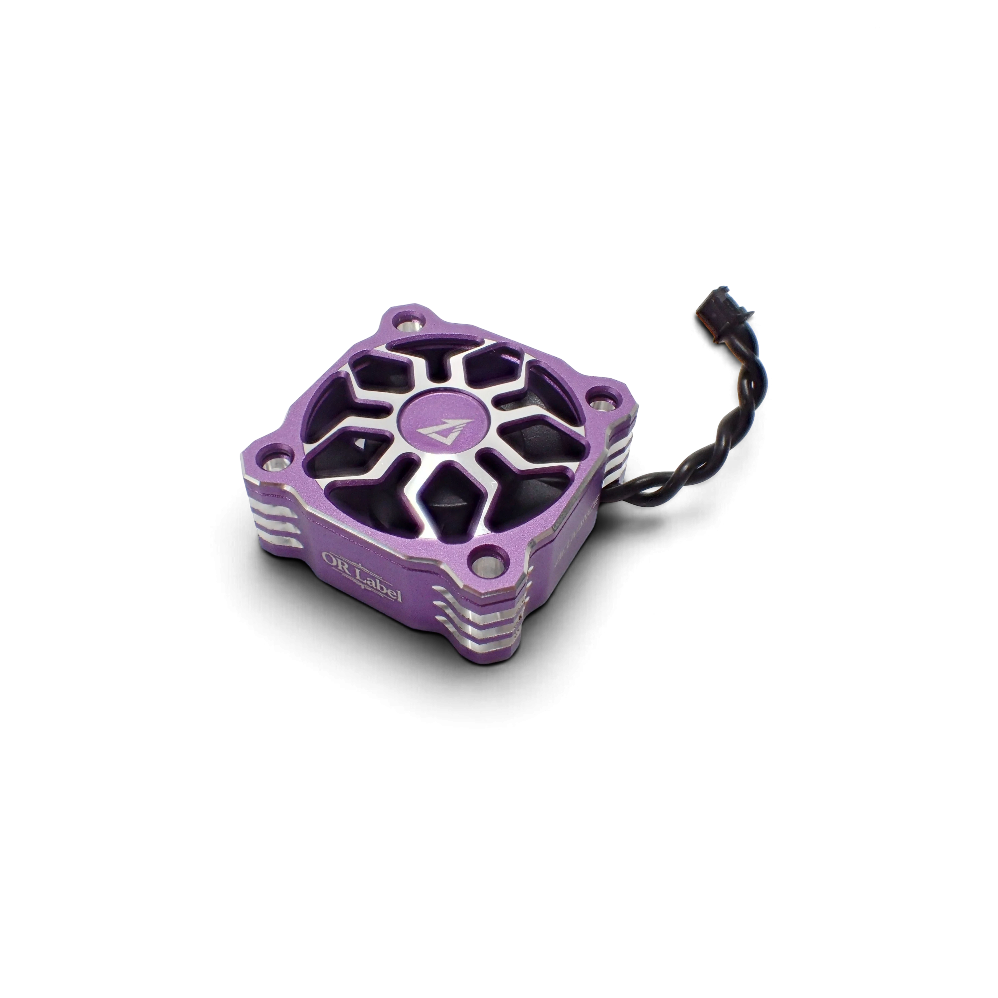 Ventilateur haute vitesse DriftParadiZ Acuvance REY-Storm II violet en aluminium usiné pour châssis RC