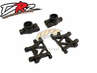 DRZ/DRZV2 Set triangles arrière et hub - Atomic RC - DRZ026