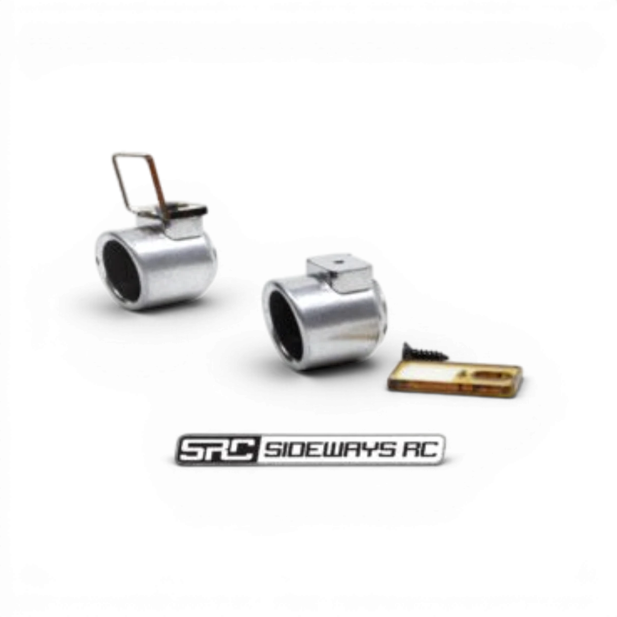 Échappement BF KIT TIP 2 de Src Sideways RC, pièce de customisation pour voiture de drift, en finition noire.