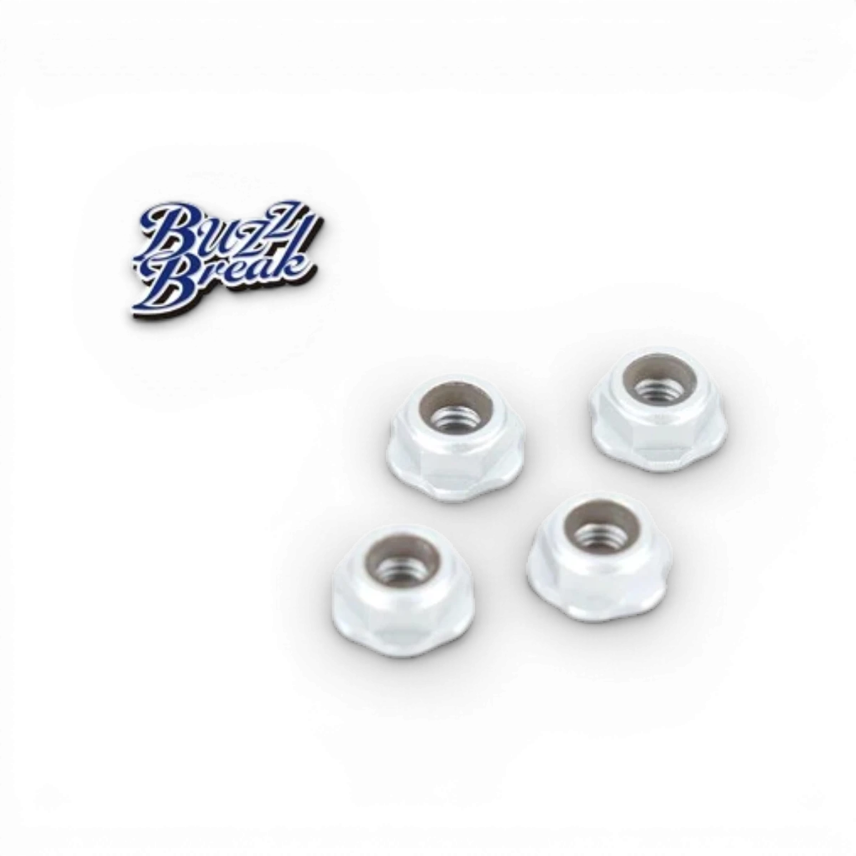 Écrous de roue BuzzBreak BB LOCK NUT, pièces détachées pour vélo, finition violette, fixation sécurisée.