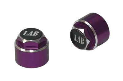 Ecrous Violet/Noir jantes - LAB - LP-045