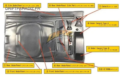 Difusor/aileron/les les les les les universal - PANDORA RC - PAI -806