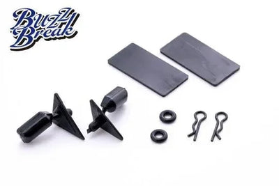 Ensemble Rétroviseurs Type-A et  plaques d’immatriculation - Buzz Break - BB-RP-002