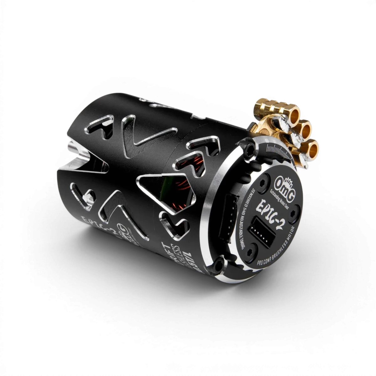 EPIC-2 Sensored Moteur 10.5T brushless - Rouge - OMG - DriftParadiZ