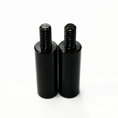 Gjengede utvidelser 16mm svart m3 - TOPLINE - TP-2116