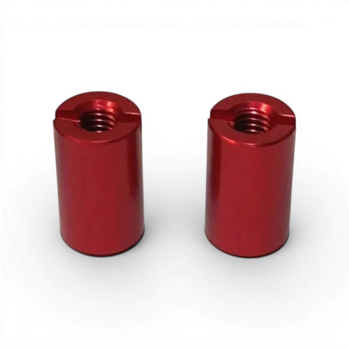 Extensions filetées femelle Topline, 4mm M3, pièce détachée en gris pour assemblage mécanique.