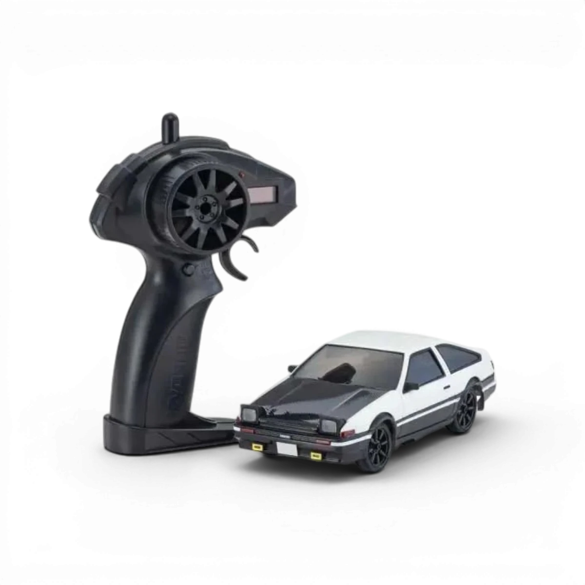 FIRST MINI-Z 1:28 INITIAL-D SPRINTER TRUENO AE86 WH/BK CARBON - Kyosho - DriftParadiZ