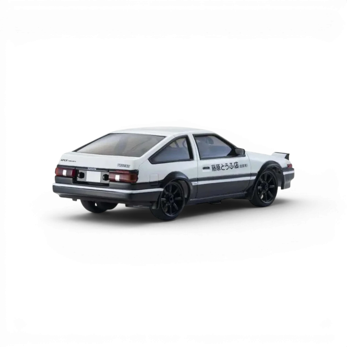 FIRST MINI-Z 1:28 INITIAL-D SPRINTER TRUENO AE86 WH/BK CARBON - Kyosho - DriftParadiZ