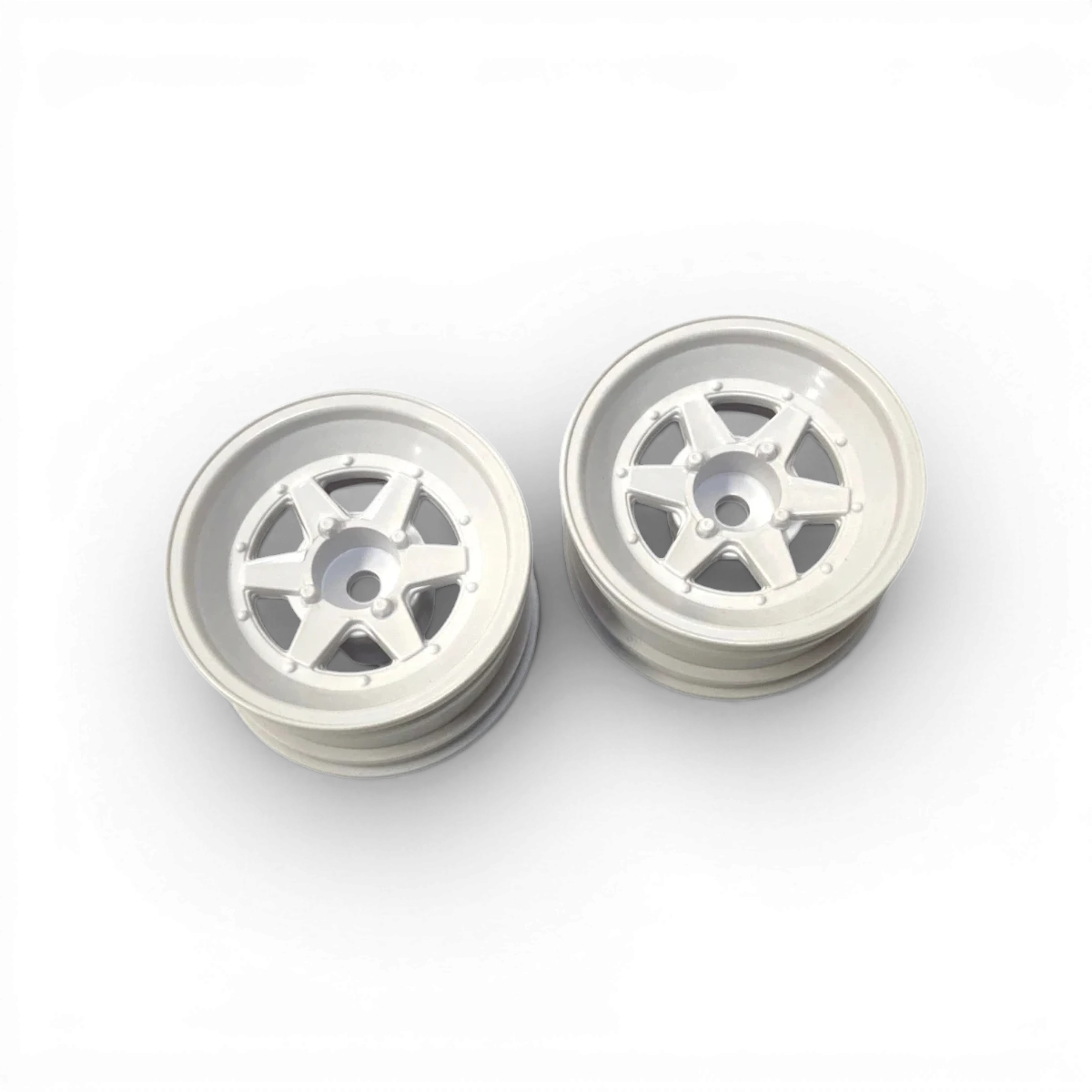 Roues MINI LONG CHAMP XR-4 OFFSET8 Blanches de la marque Topline, vues en format JPEG.