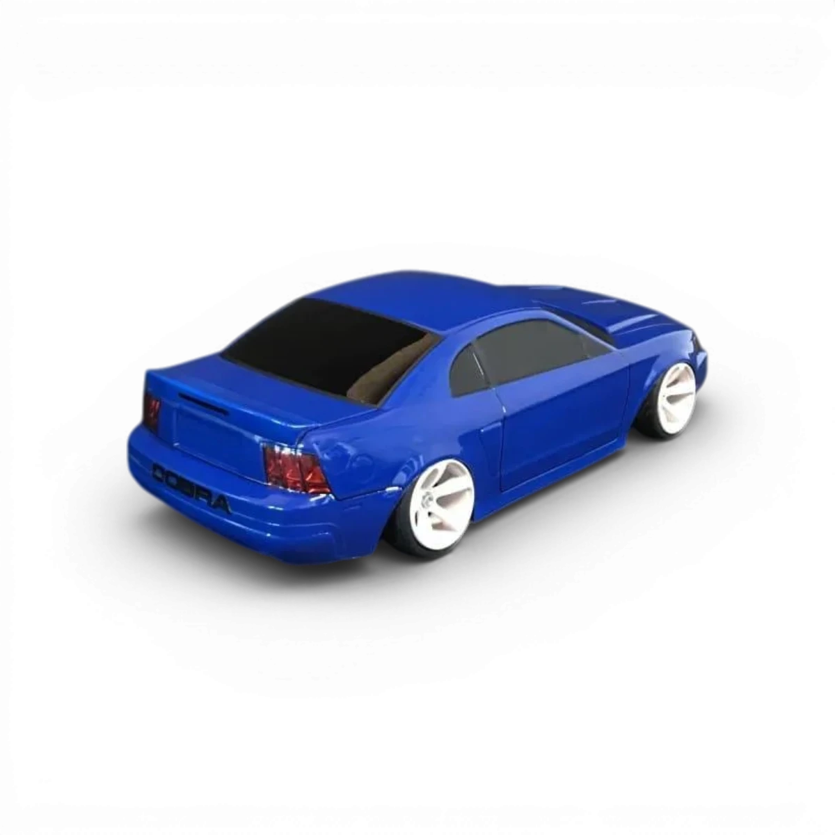 Carrosserie Ford Mustang Cobra Aplastics RC avec détails réalistes et finition de haute qualité, adaptée aux voitures RC.