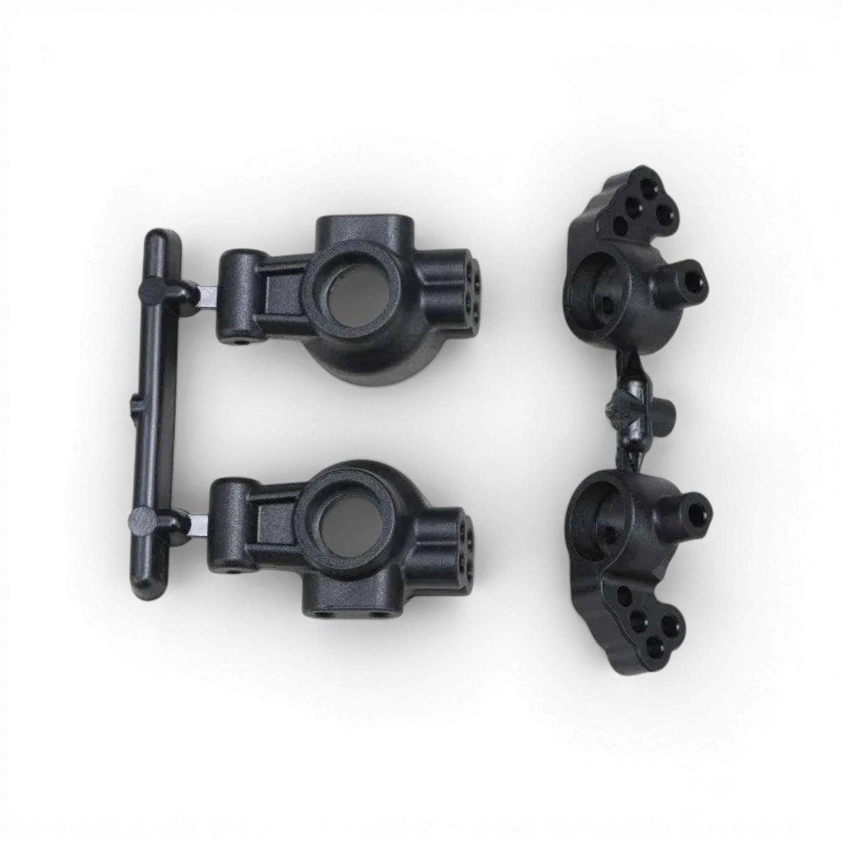 Fusées avant et arrière SD 2.0 de Team Yokomo, pièce détachée pour voiture RC, montrant les fusées en plastique noir.