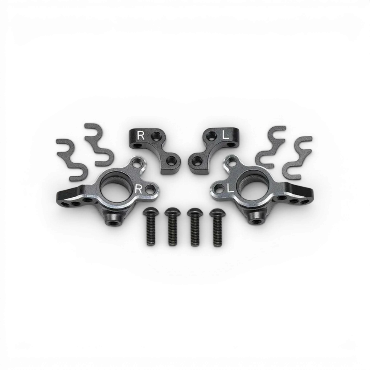 Fusées KPI V2 réglables en aluminium de la série YD2 pour pièces détachées Team Yokomo, adaptées aux modèles RC.