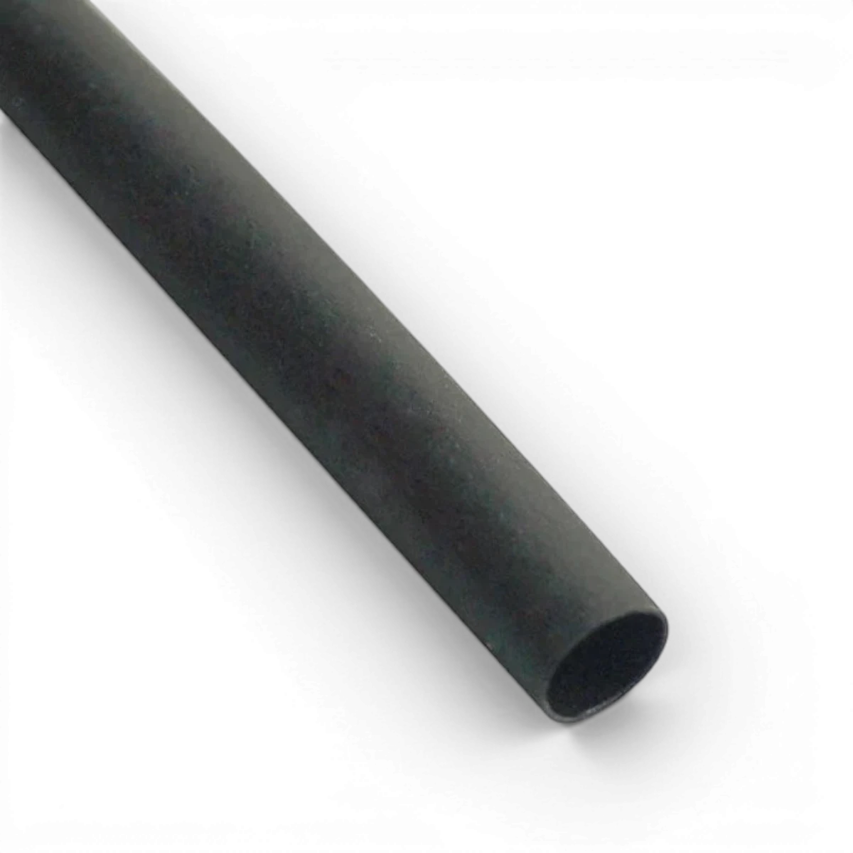 Gaine thermo 5mm noir Beez2b pour électronique, flexible et résistante, coupée à 1 mètre, utilisée pour l'isolation et la protection.