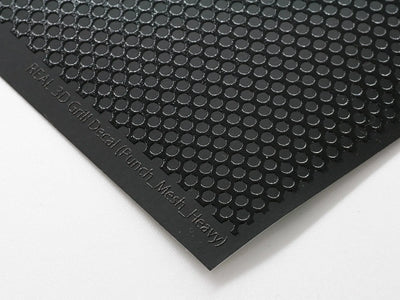3D Real Sticker Grid - perforiertes/dickes Netz - 130 x 75 mm - Wrap-UP NÄCHSTE -0005-22