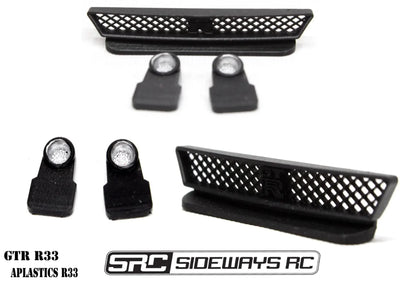 Grilles set pour R33 nissan - SRC Sideways RC - SRC-R33GRILLSET