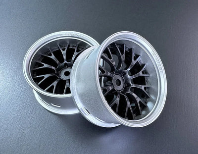 Gris metalisé Cercle + Daisy Centre disque Gun metal (2 pièces) - Tetsujin - TT-8420