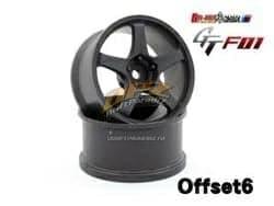 GT F01 wheel OFFSET 6 NOIR - RCART