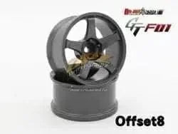 GT F01 wheel OFFSET 8 NOIR - RCART - ART5008FB