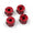Hexagone 12x8mm - Aluminium Rouge - Yeah Racing - WA-041RD