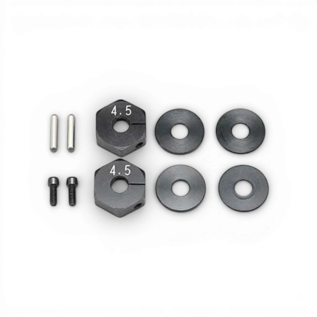 Hexagone noir de 4,5 mm pour pièces détachées Team Yokomo, adapté aux modèles de drift.