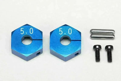 Hexagone 5mm Bleu aluminium - YOKOMO - Y2-011CBL5