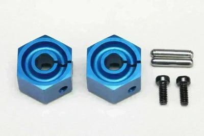 Hexagone 8mm Bleu aluminium - YOKOMO - Y2-011CBL8