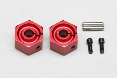 Hexagone 8mm Rouge aluminium - YOKOMO - Y2-011CR8A