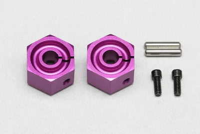 Hexagone 8mm Violet aluminium - YOKOMO - Y2-011CP8A