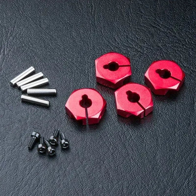 Hexagones Aluminium 4mm Rouges - MST - 820044R