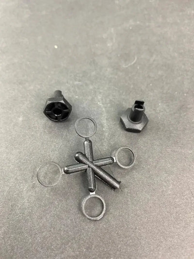 Hexagones arrière D5 - 3Racing - SAK-D551