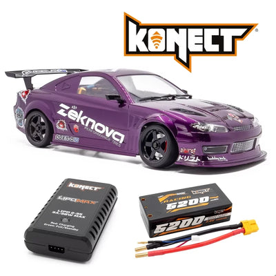 Châssis RC drift OVER-D10 RTR Brushless RWD Version Pack - HOBBYTECH -  1.OVER.D10-RTR1-PK