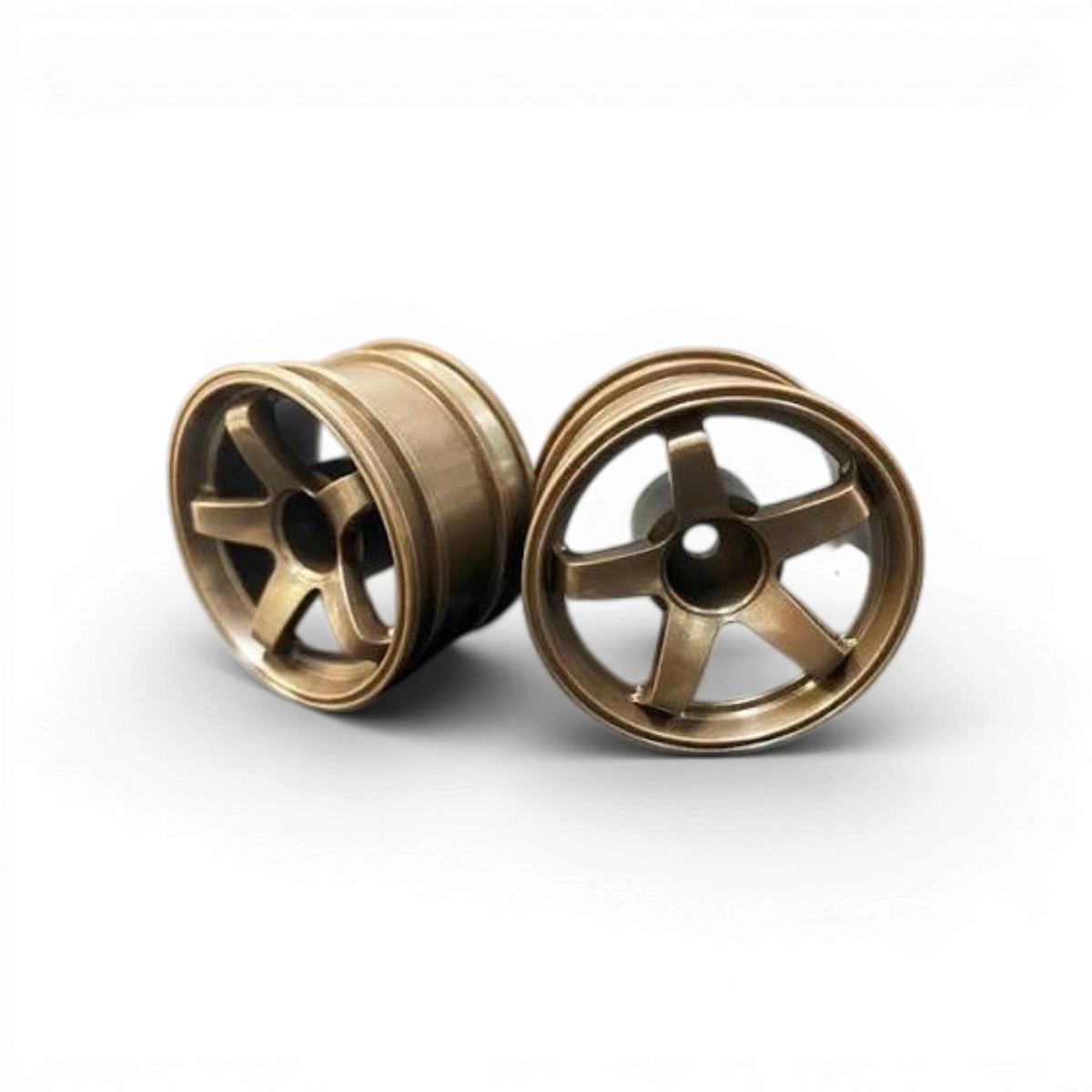 Roue Mini NModel Ver.3 Offset6 en bronzes de la marque Topline, vue en gros plan sur l'image.