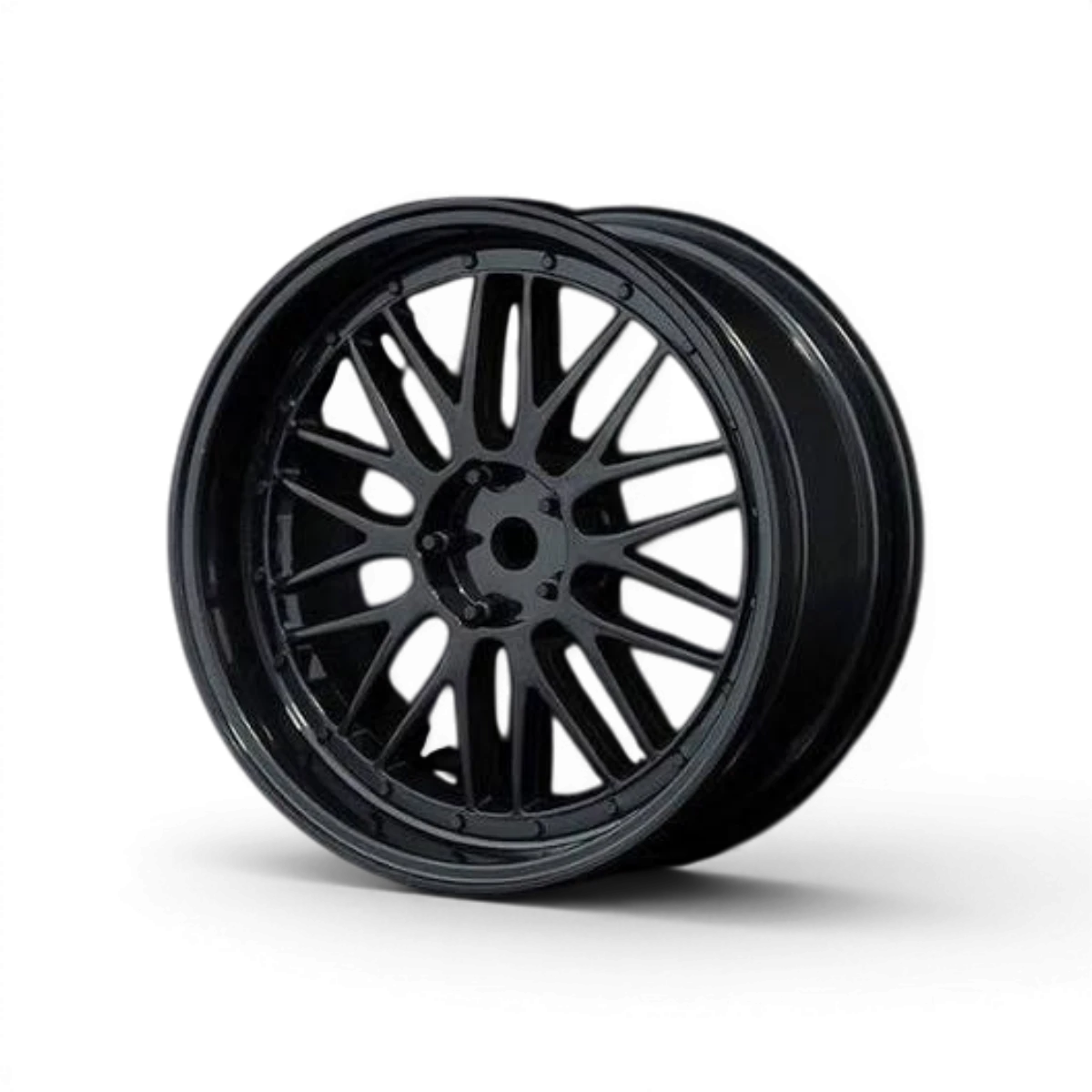 Jantes LM Offset réglables noires de Max Speed Technology, roues en alliage léger pour véhicules sportifs.