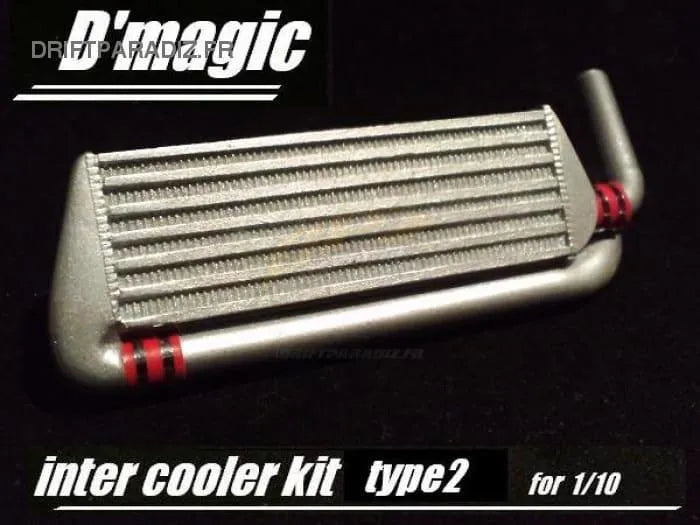Intercooler type 2 - bleu - D'magic - DriftParadiZ - D-magic jp DM1-200