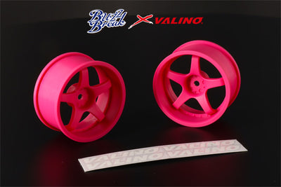R-SPEC Gokutan 26 mm offset +7 Flo Rosa fälg – Buzz Break – BB-RW-009