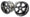 WORK VS KF# Super High Traction Deep Rim Off +6 Chromfelge – LAB – LWS-0906C